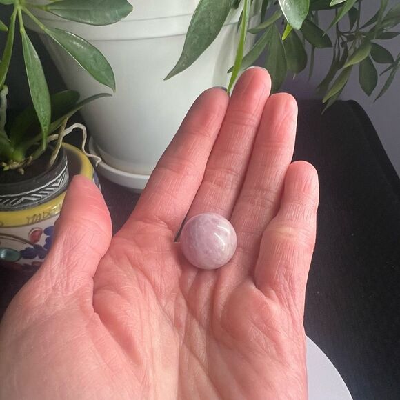 Kunzite‎ Crystal Marble Sphere (8) - Picture 2 of 9